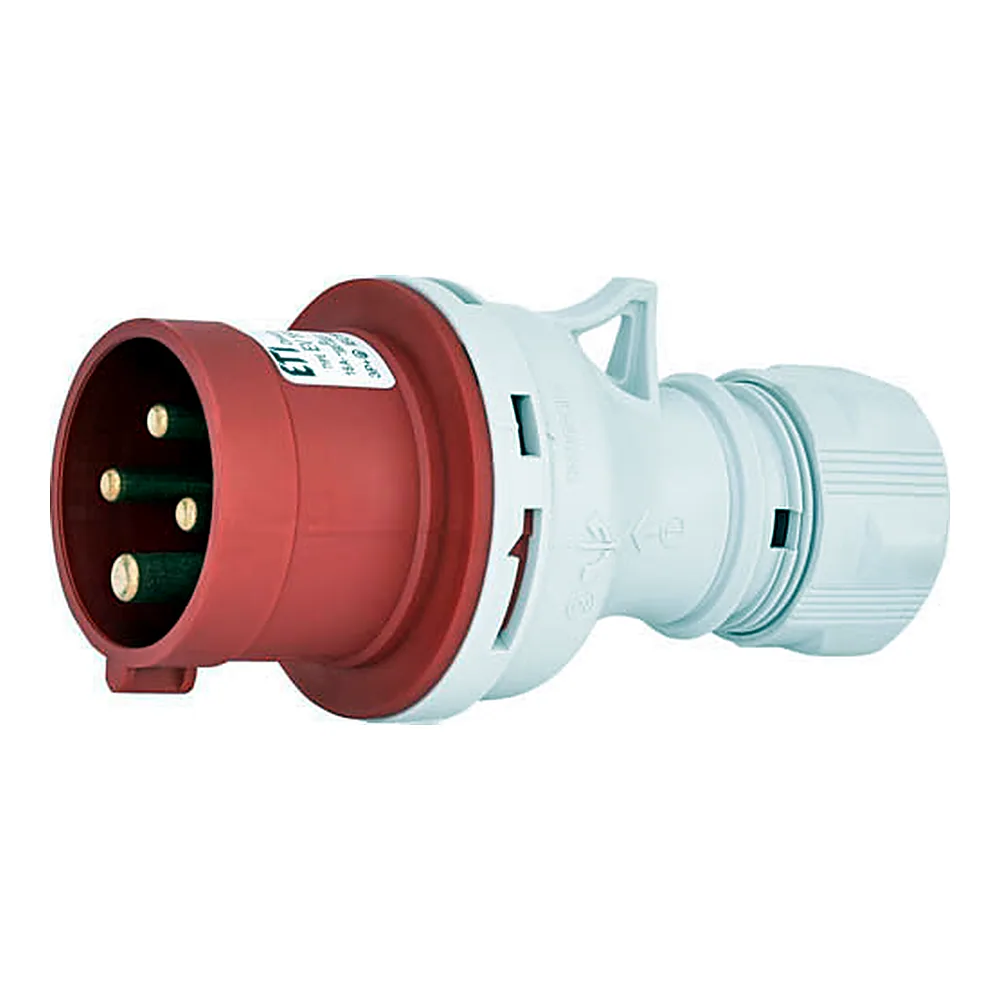 Вилка ETI кабельна EV-1643 3P+PE 400В 16А IP44 4482017