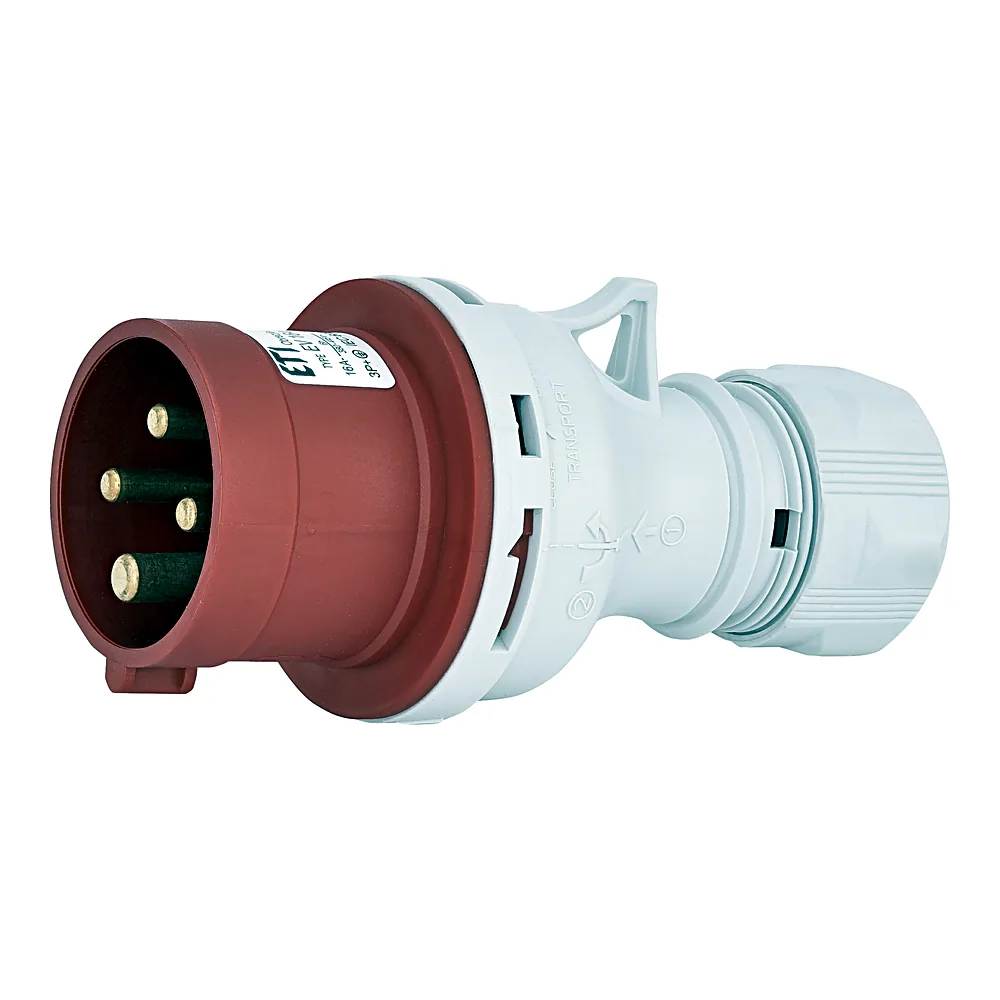 Вилка ETI кабельна EV-1643 3P+PE 400В 16А IP44 4482017