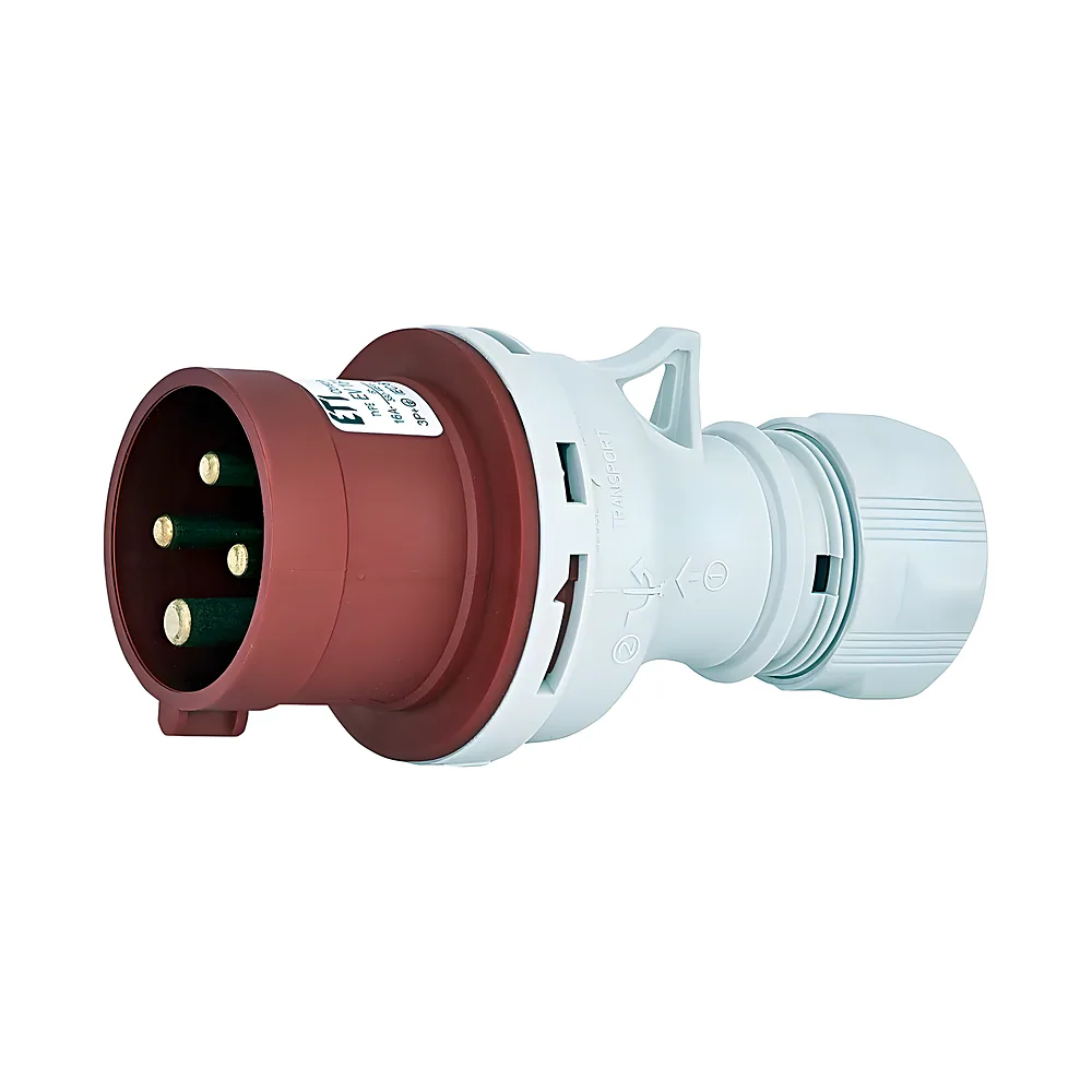 Вилка кабельна EV-1643 3P+PE 16 А 400 В IP44 ETI 4482017