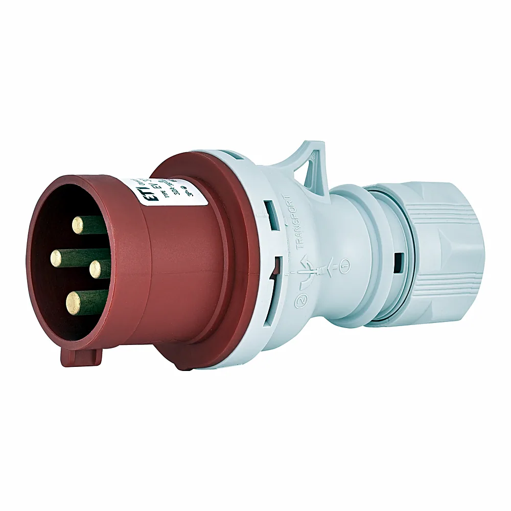 Вилка ETI кабельна EV-3243 3P+PE 400В 32А IP44 4482020