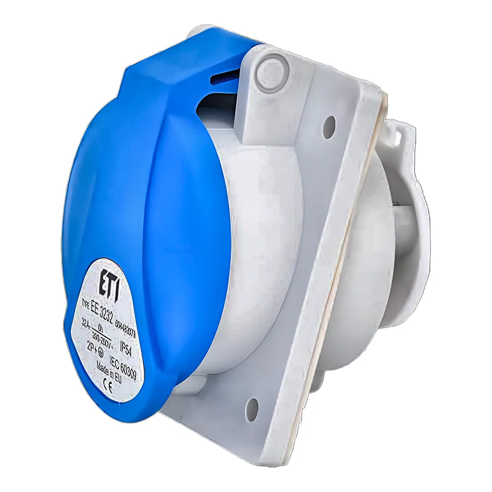 Розетка вбудована EE-3232 2P+PE 32 А 230 В IP54 ETI 4482079