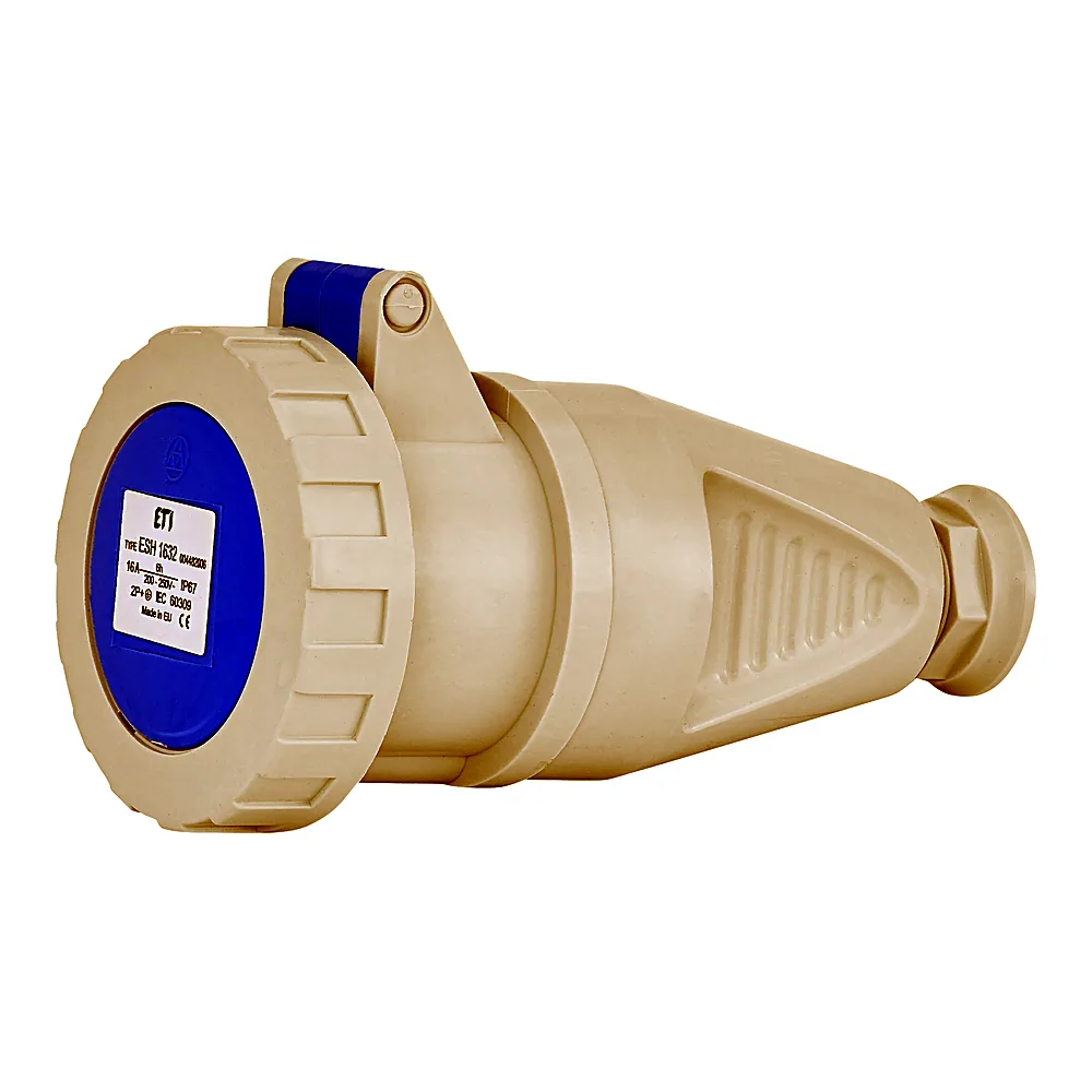 Розетка ETI ESH-1632 кабельна IP67 16А 230В 2P+PE 4482006