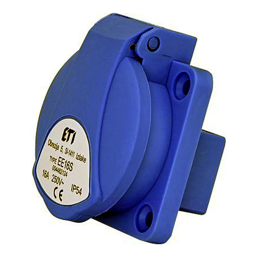 Розетка ETI вбудована EE-16S Schuko IP54 4482124