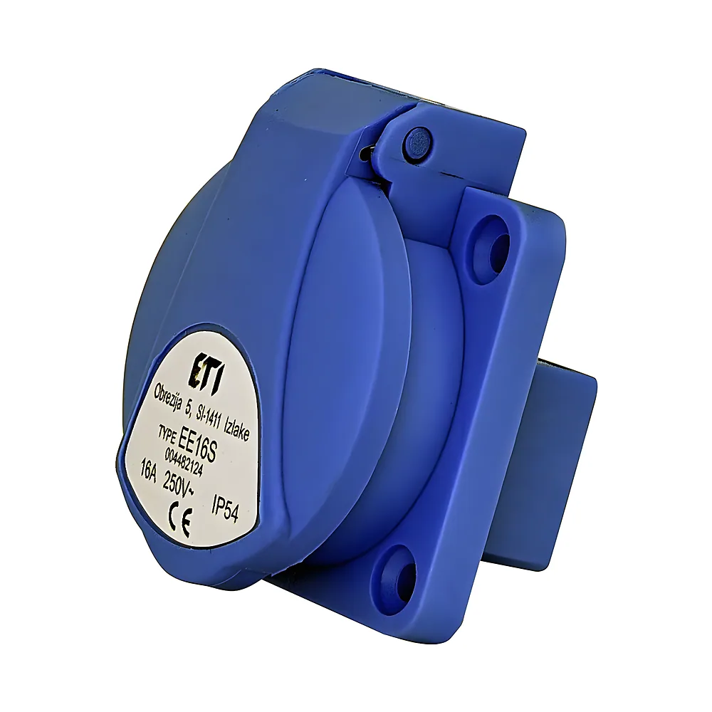 Розетка вбудована EE-16S Schuko IP54 250 В ETI 4482124