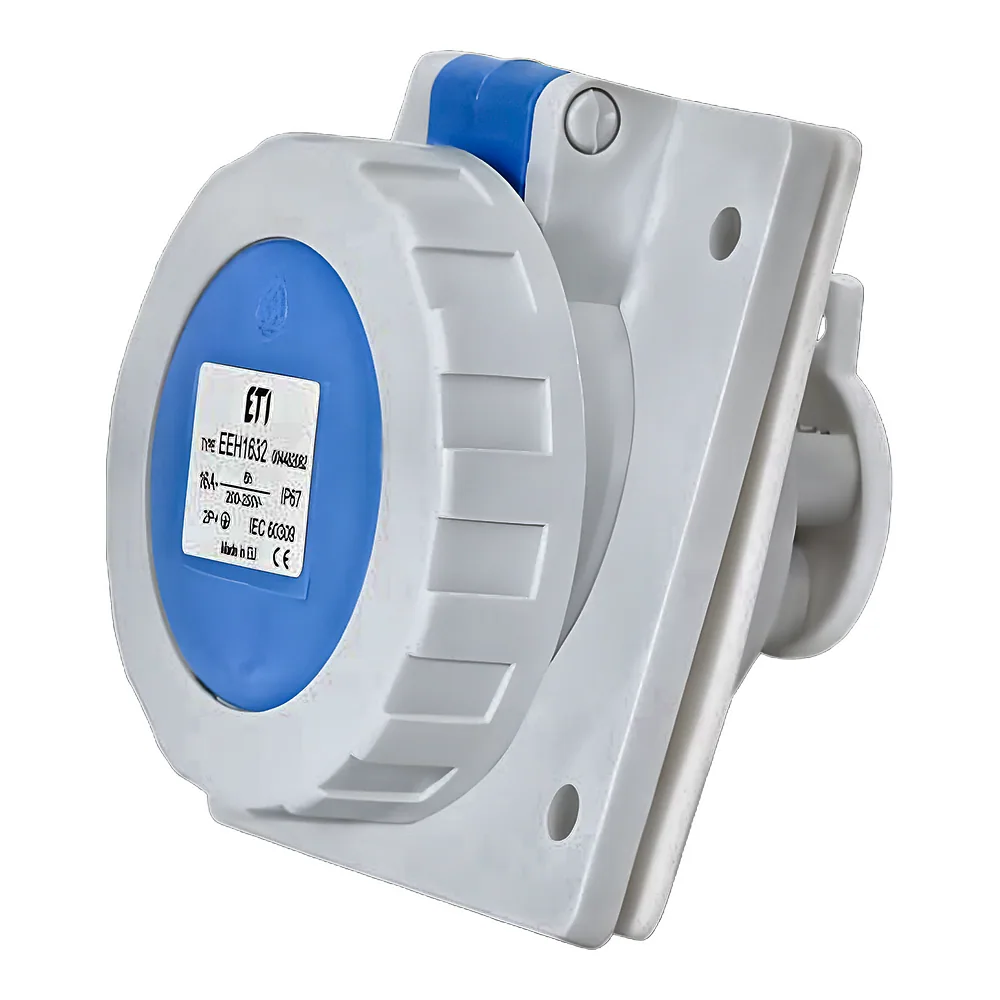 Розетка вбудована EEH-1632 2P+PE 230 В 16 А IP67 ETI 4482082