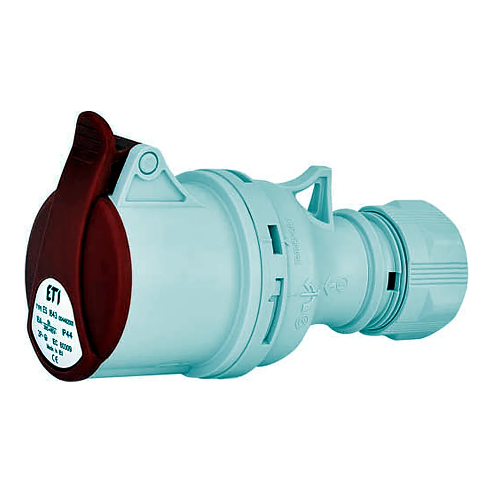 Розетка ETI кабельна ES-1643 3P+PE 400В 16А IP44 4482001