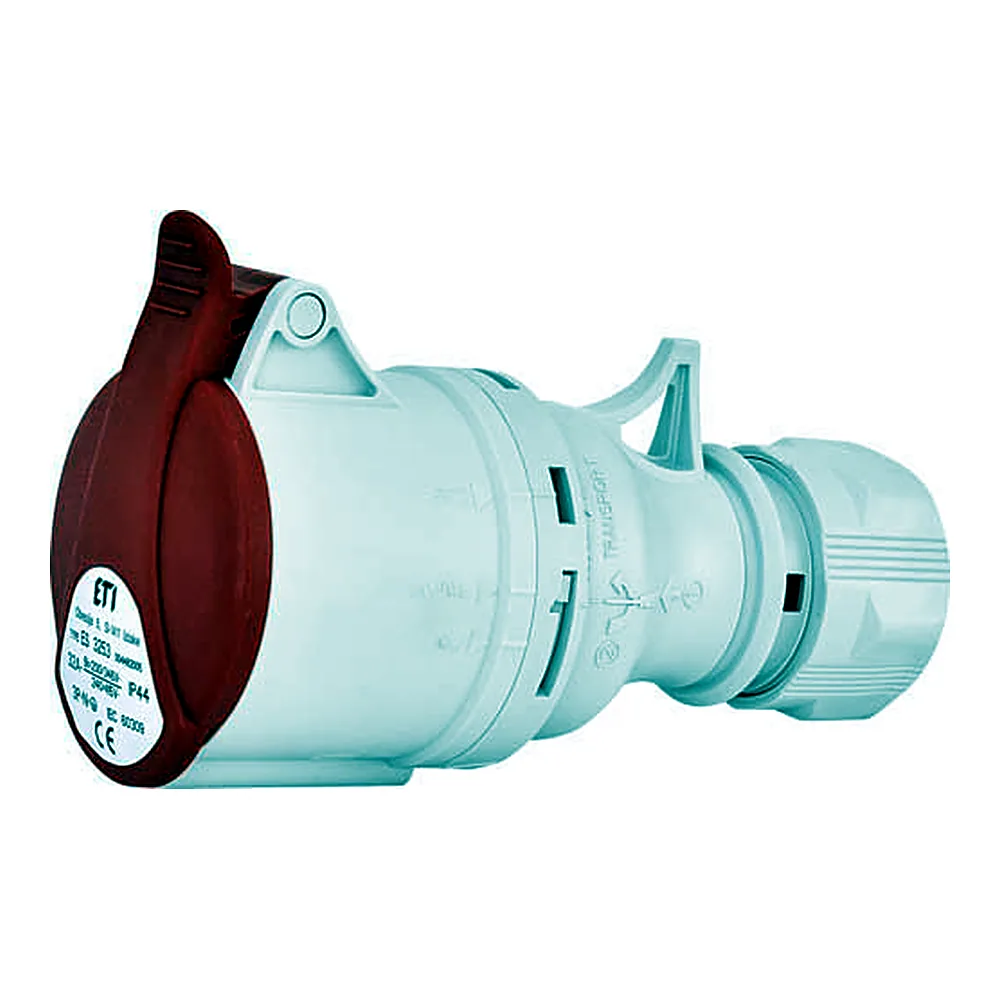 Розетка ETI кабельна ES-3253 3P+N+PE 400В 32А IP44 4482005