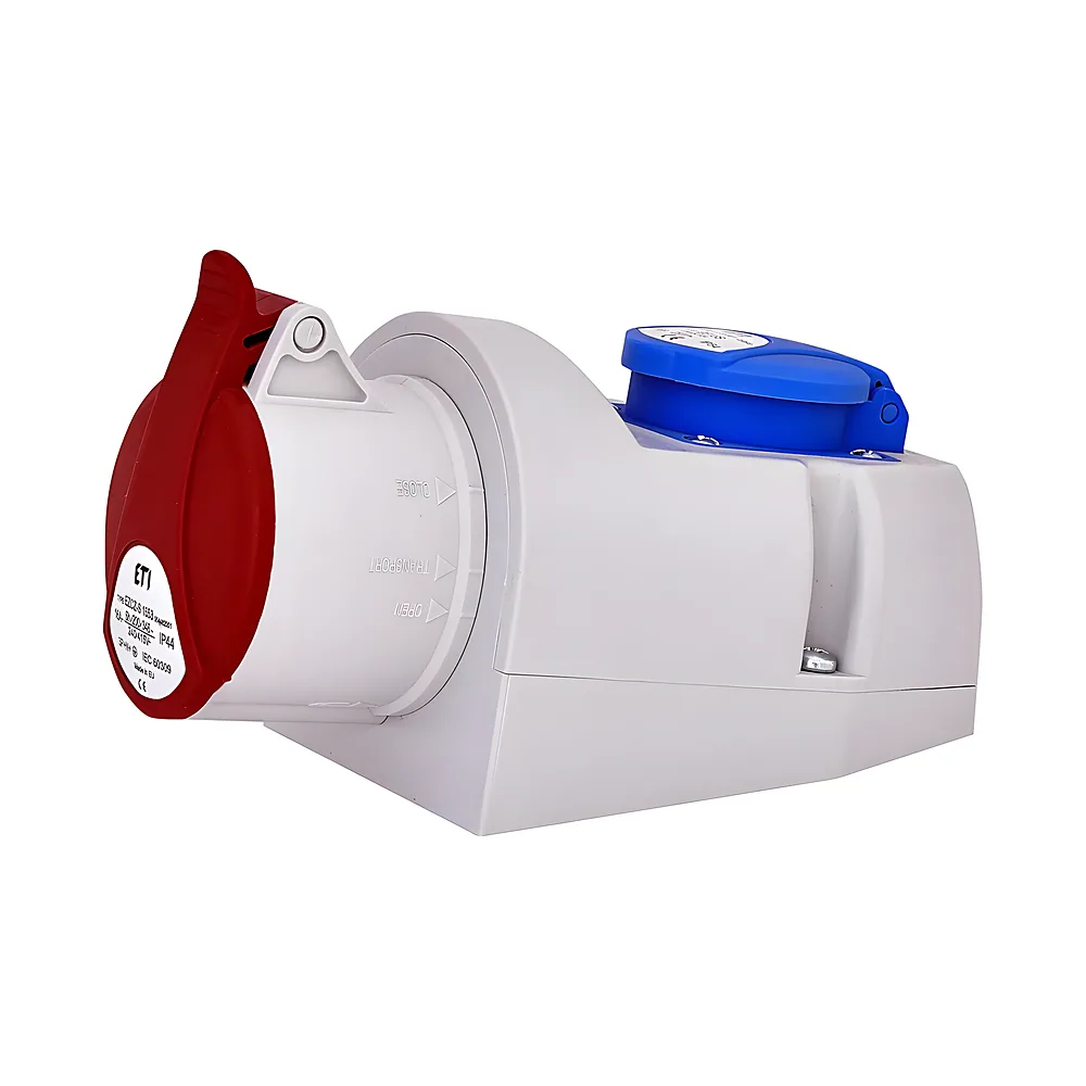 Розетка комбінована EZCZ-S-1653 3P+N+PE 400 В/230 В IP44 ETI 4482051