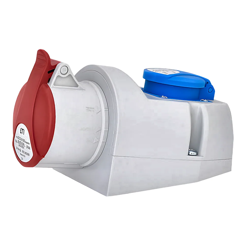 Розетка комбінована EZCZ-S-1653 3P+N+PE 400 В/230 В IP44 ETI 4482051