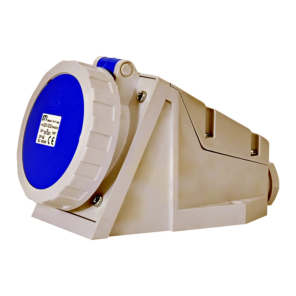 Розетка ETI EZH-3232 настінна IP67 32А 230В 2P+PE 4482043