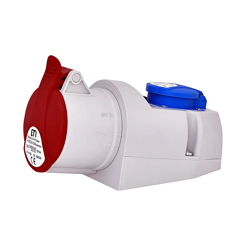 Розетка комбінована EZCZ-S-3253 3P+N+PE 400 В/230 В IP44 ETI 4482053