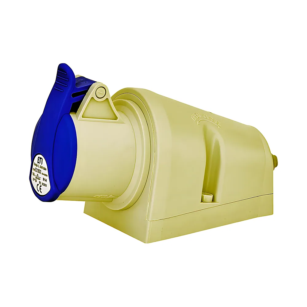 Розетка настінна EZ-1632 2P+PE 230 В 16 А IP44 синя ETI 4482034