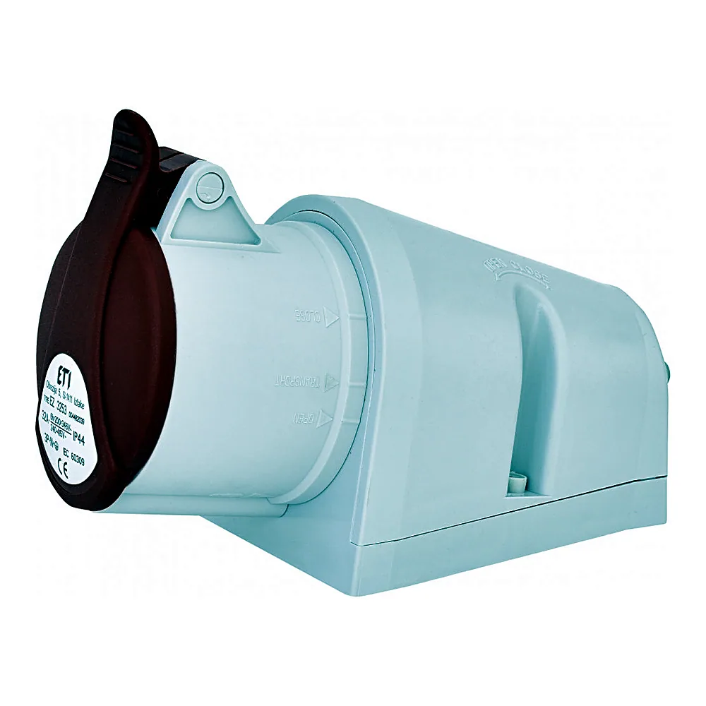 Розетка ETI настінна EZ-3253 3P+N+PE 400В 32А IP44 4482039