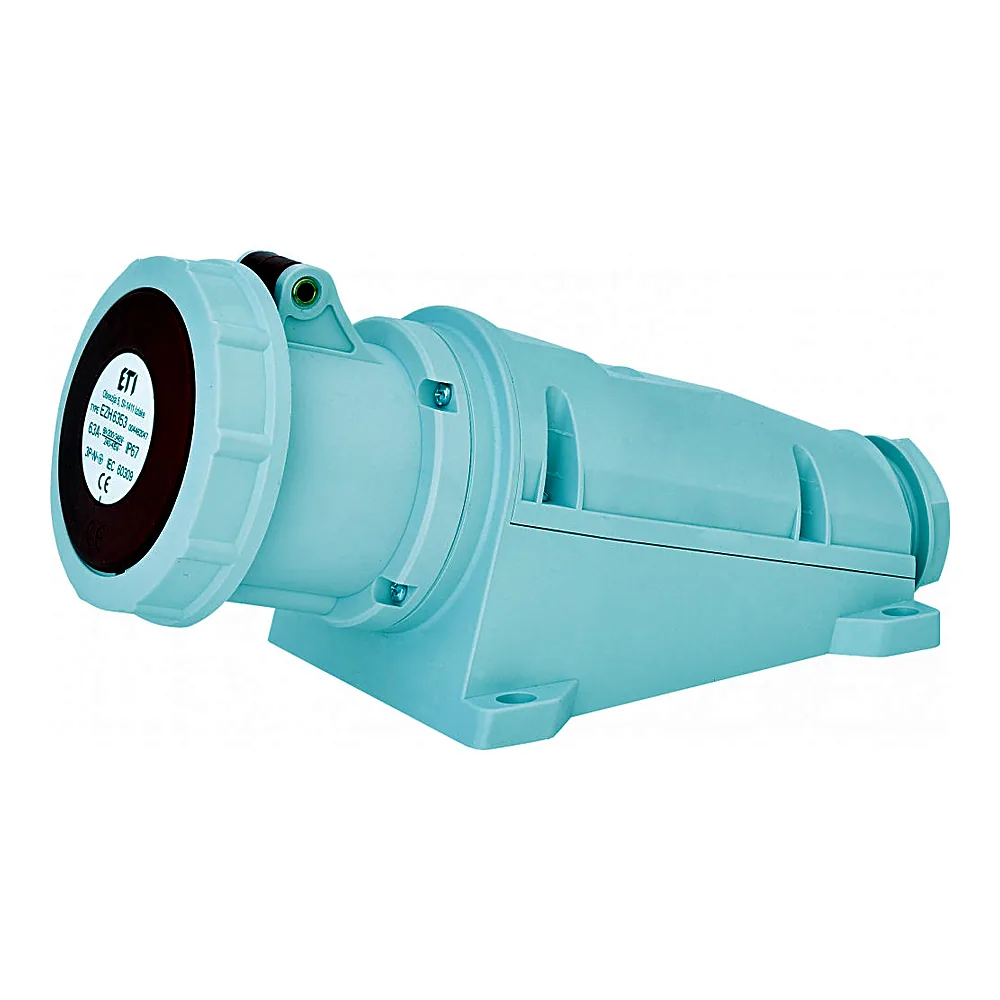 Розетка настінна ETI EZH-6353 IP67 63A 400V 3P+N+PE 4482047