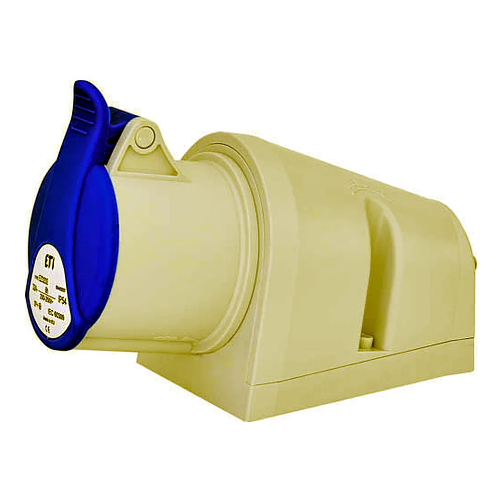 Розетка силова ETI EZ-3232 IP44 32A 230V 2P+PE 4482037
