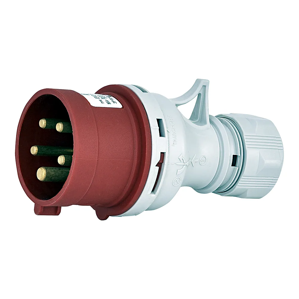 Вилка ETI кабельна EVO-1653 з реверсом фаз 3P+N+PE 400В 16А IP44 4482022