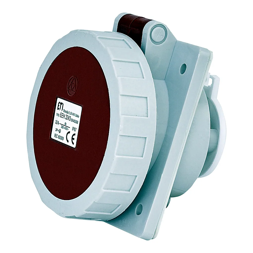 Розетка ETI вбудована EEH-3243 3P+PE 400В 32А IP67 4482086