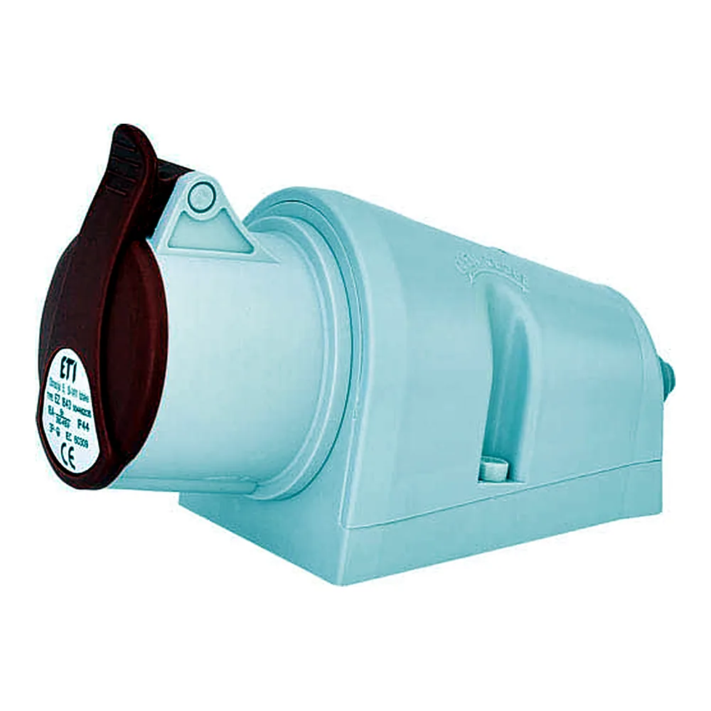 Розетка ETI настінна EZ-1643 3P+PE 400В 16А IP44 4482035