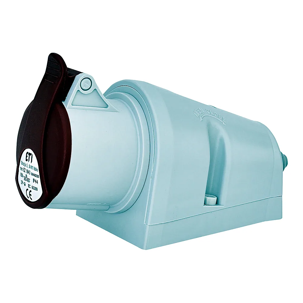 Розетка ETI настінна EZ-1643 3P+PE 400В 16А IP44 4482035