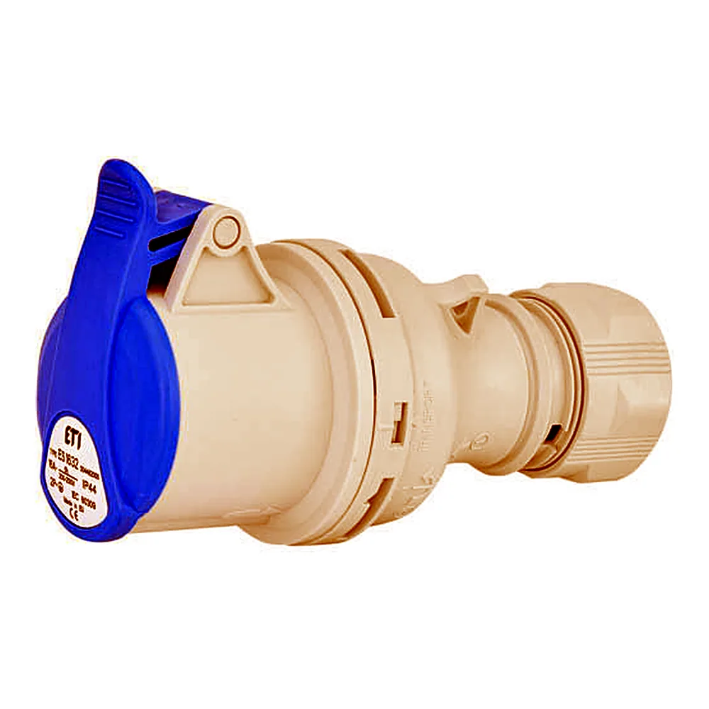Розетка ETI ES-1632 кабельна IP44 16А 230В 2P+PE 4482000
