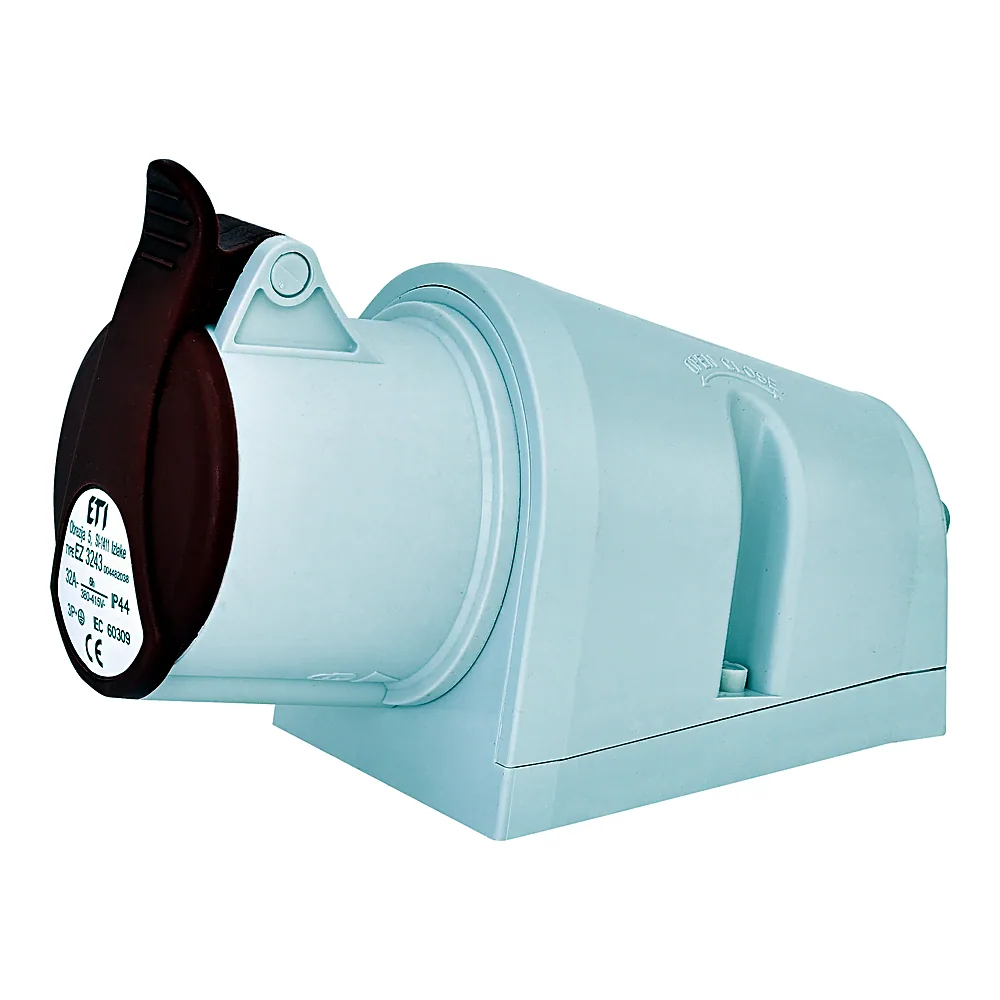 Розетка ETI EZ-3243 настінна IP44 32А 400В 3P+PE 4482038