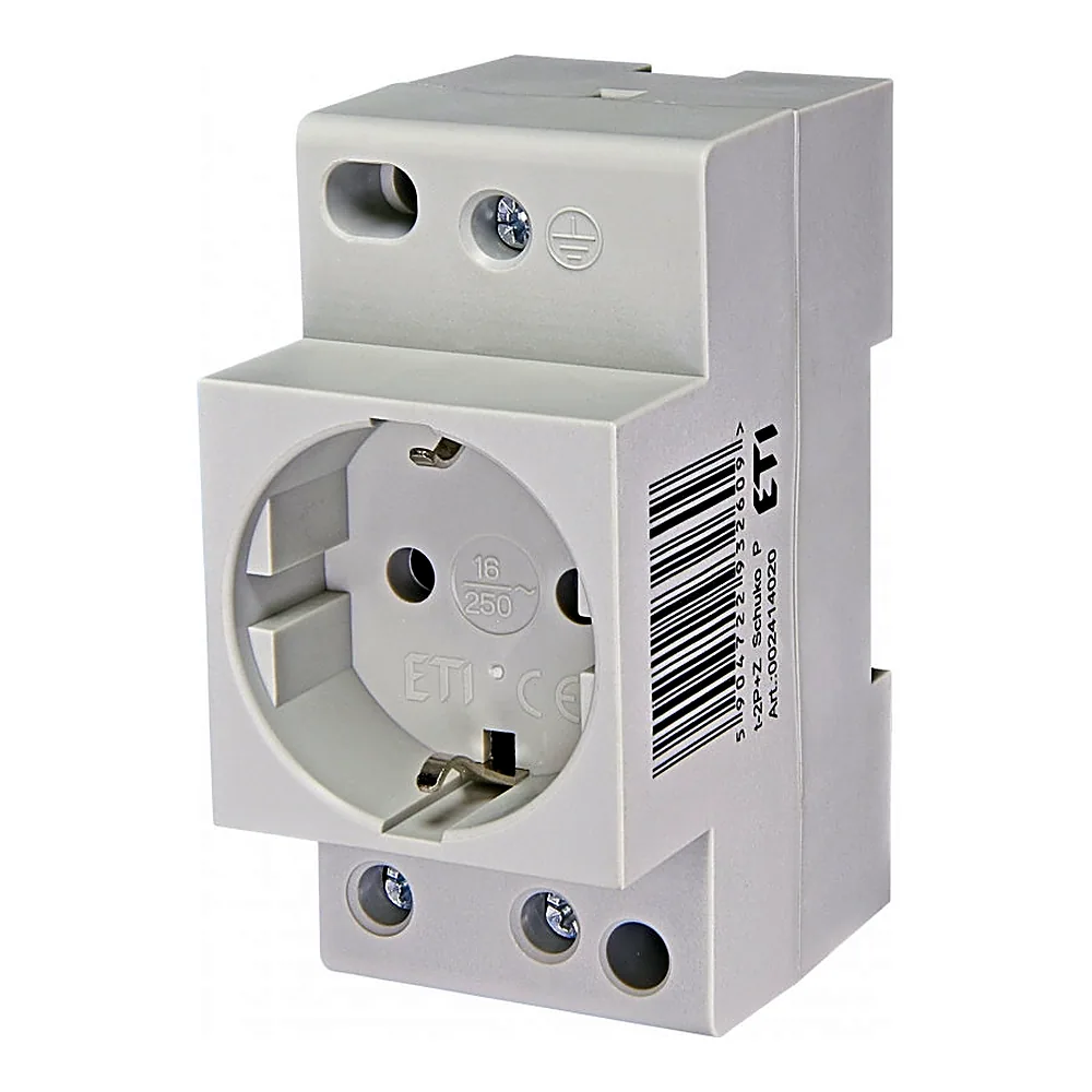 Розетка ETI t-2P+Z Schuko P 2414020