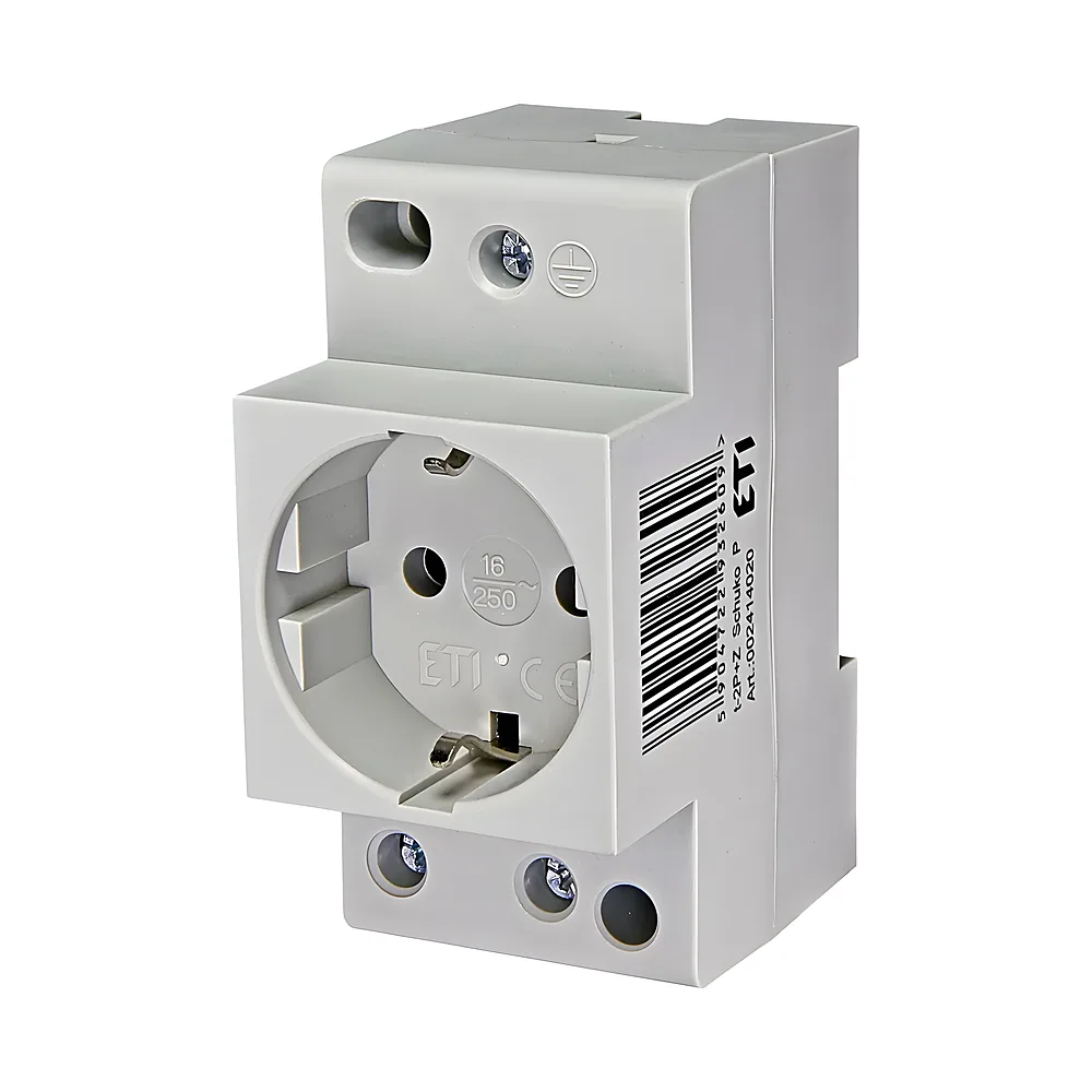 Розетка t-2P+Z Schuko P ETI 2414020