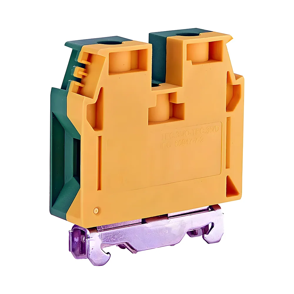 Клема заземлювальна гвинтова ESC-TEC.35/O 35 мм² жовто-зелена ETI 3903073