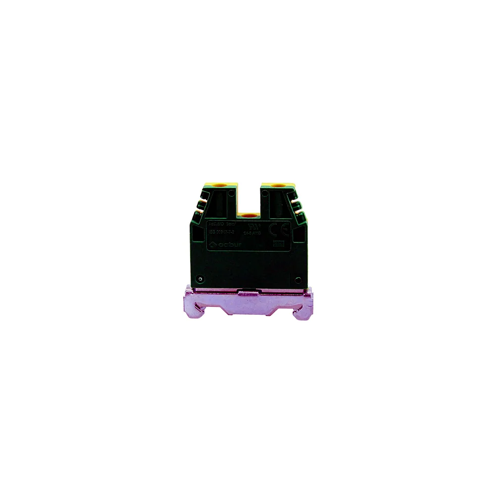 Клема гвинтова заземлююча ETI ESC-TEC.6/O 6 мм2 жовто-зелена 3903070