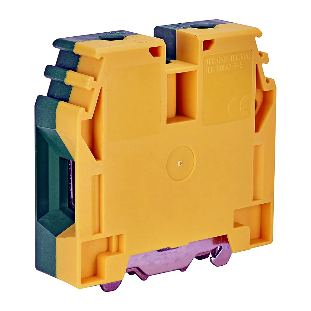 Клема гвинтова заземлююча ETI ESC-TEC.70/O 70 мм2 жовто-зелена 3903074