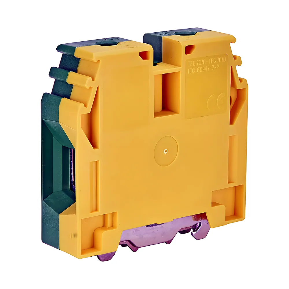 Клема заземлювальна гвинтова ESC-TEC.70/O 70 мм² жовто-зелена ETI 3903074