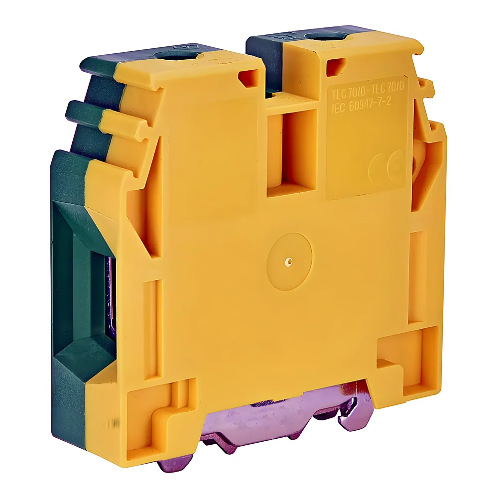 Клема заземлювальна гвинтова ESC-TEC.70/O 70 мм² жовто-зелена ETI 3903074