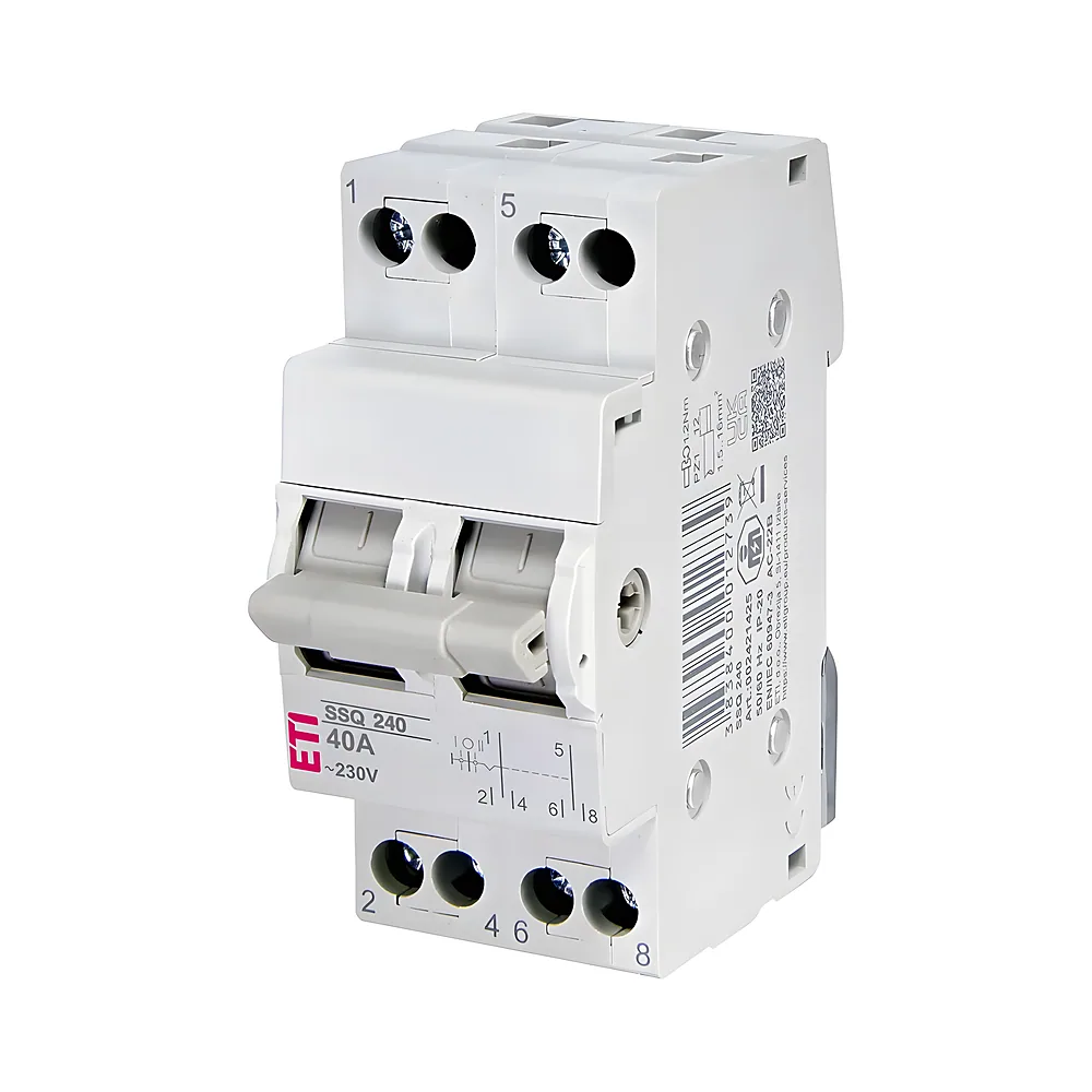 Перемикач навантаження I-0-II SSQ 240 2P 40 А ETI 2421425