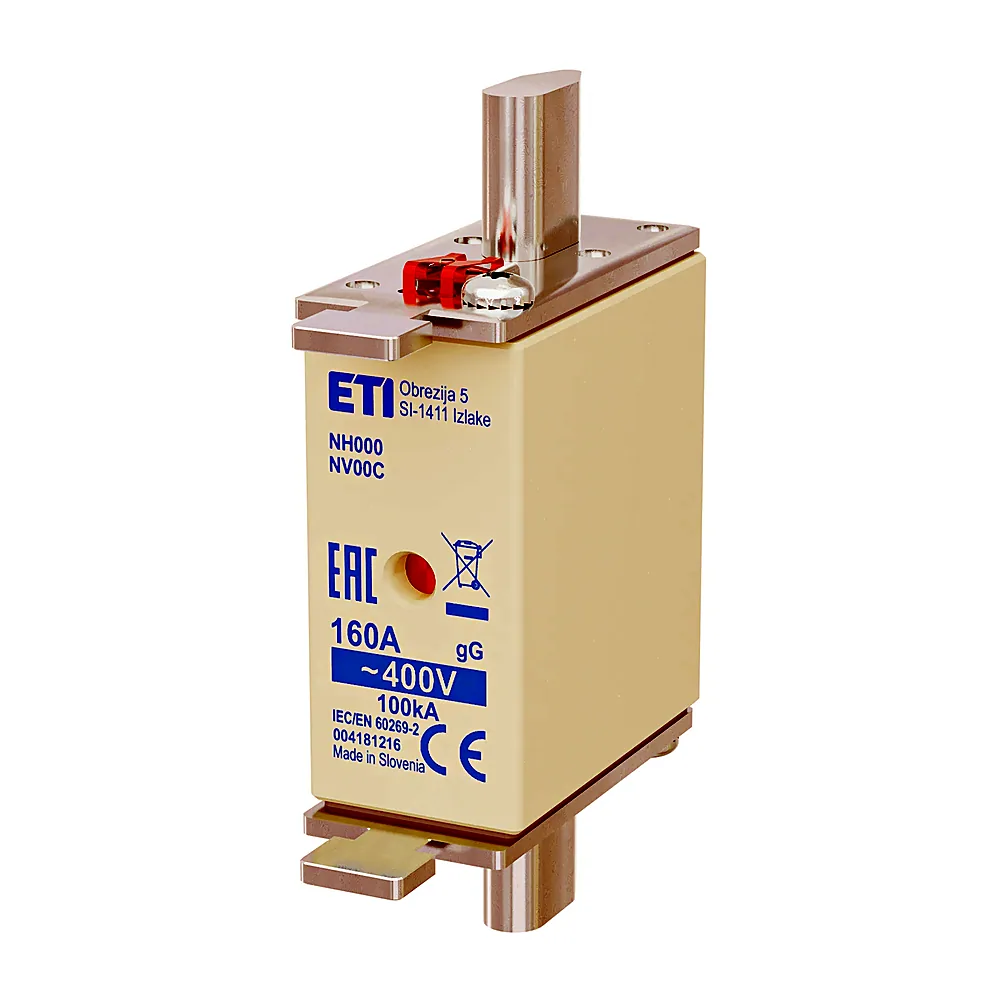 Запобіжник ETI NH-000/gG 160A 400V KOMBI 4181216