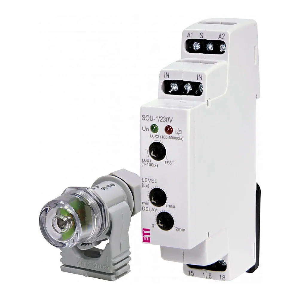 Фотореле ETI SOU-1 230V AC 1x16A_AC1 2470011