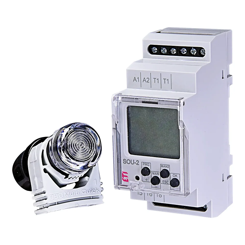 Фотореле ETI SOU-2 з цифровим таймером 230V AC 1x8A_AC1 2470020