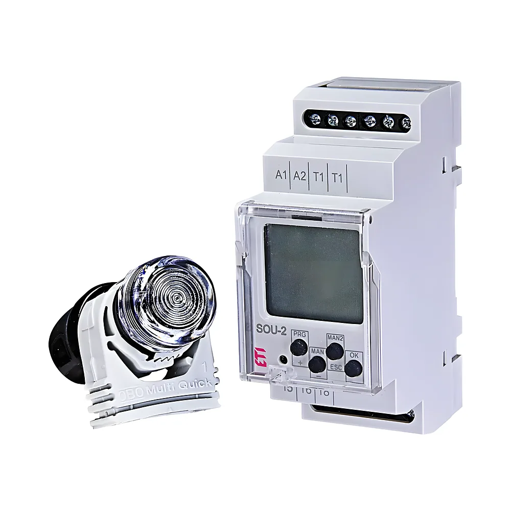 Фотореле SOU-2 з цифровим таймером 230 В AC 1х8 А AC1 ETI 2470020