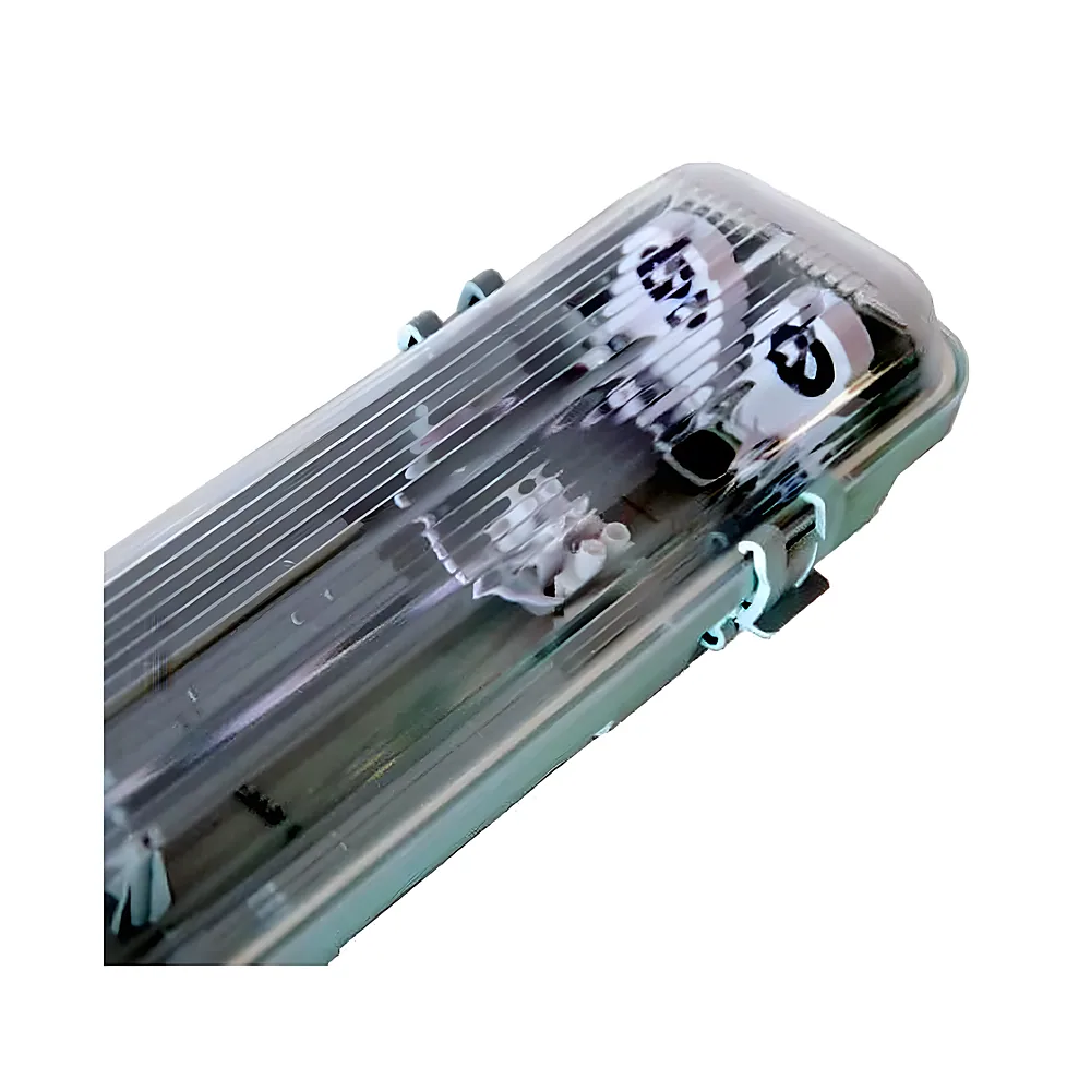 Світильник для ламп T8 LED-SH2-40 2х1200 мм IP65 сірий (2 шт) Євросвіт 000059250