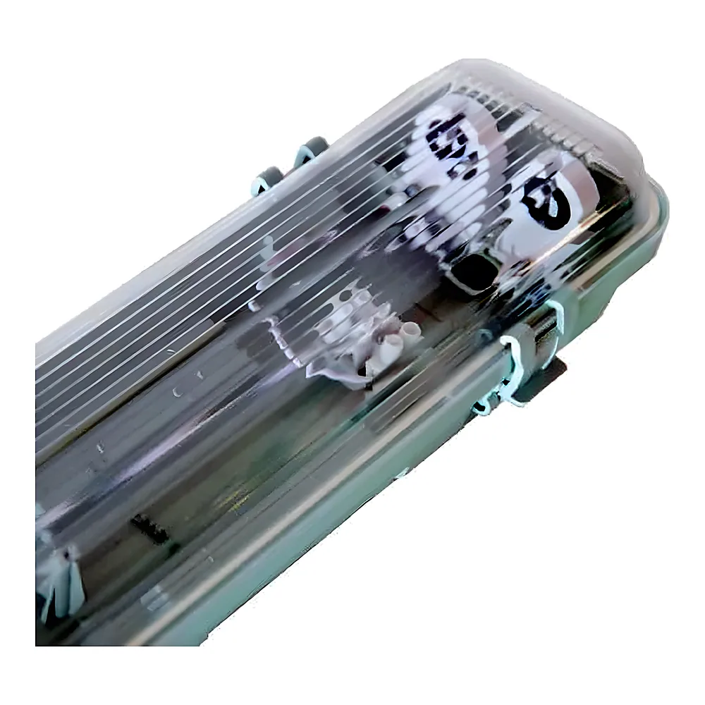 Світильник для ламп T8 LED-SH2-40 2х1200 мм IP65 сірий (2 шт) Євросвіт 000059250