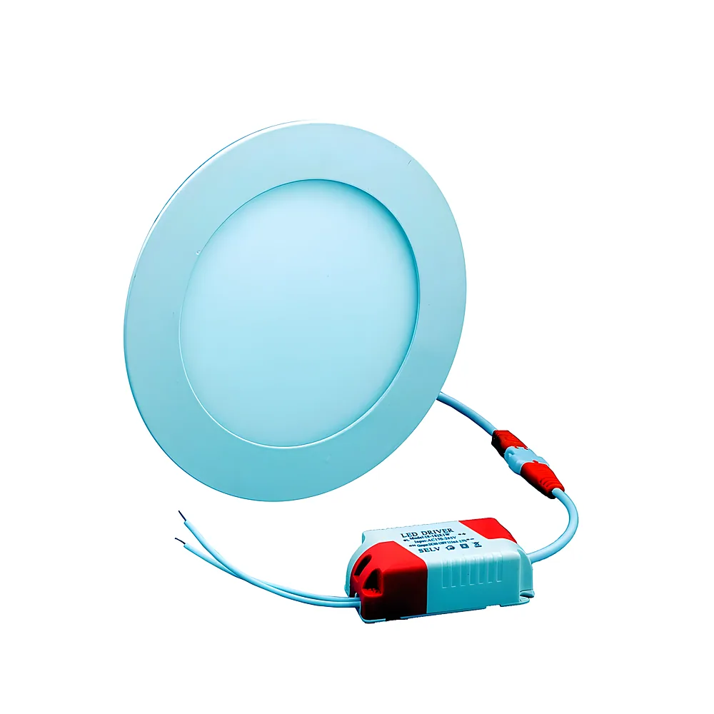 Світильник точковий LED-R-150-9 круглий вбудований D150 мм 9 Вт 4200 K білий Євросвіт 000039178