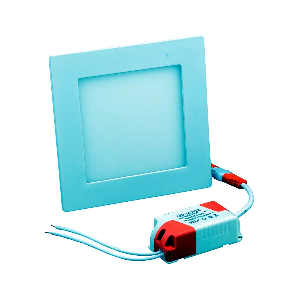 Світильник LED-S-120-6 6Вт 4200К квадр. встр. 120*120мм
