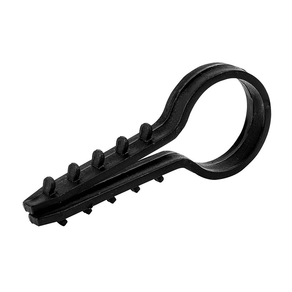 Дюбель - ялинка 20 mm для круглого проводу e.metiz.dowel.fir.black.20, чорний 50 шт.