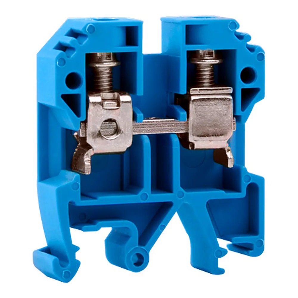 Клемна колодка E.NEXT PRO e.tc.din.pro.10.blue на DIN-рейку синя без кришки p049020