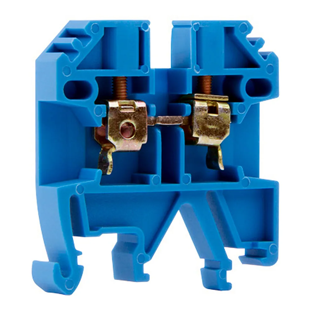 Клемна колодка E.NEXT PRO e.tc.din.pro.2.5.blue на DIN-рейку синя без кришки p049022