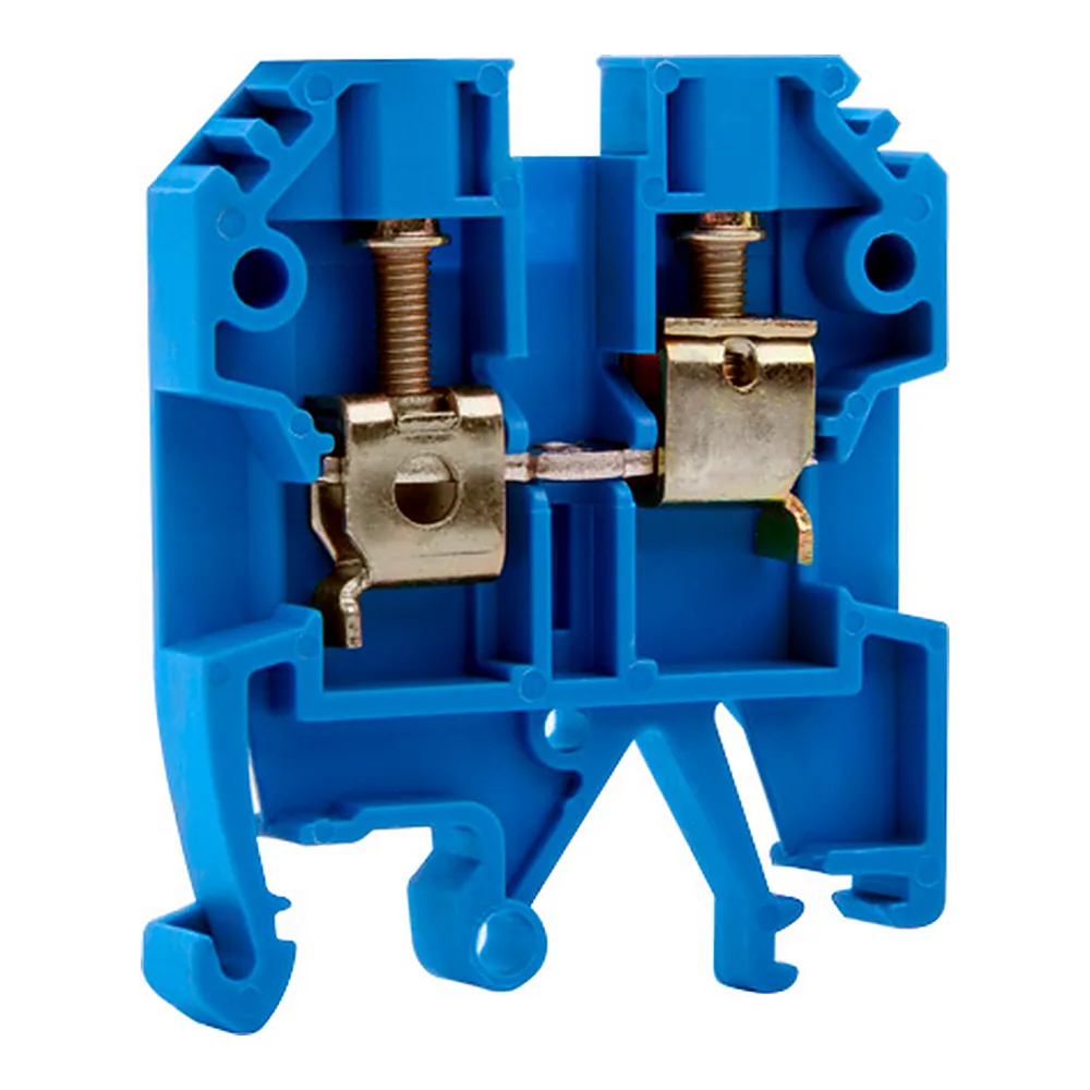 Клемна колодка E.NEXT PRO e.tc.din.pro.4.blue на DIN-рейку синя без кришки p049024