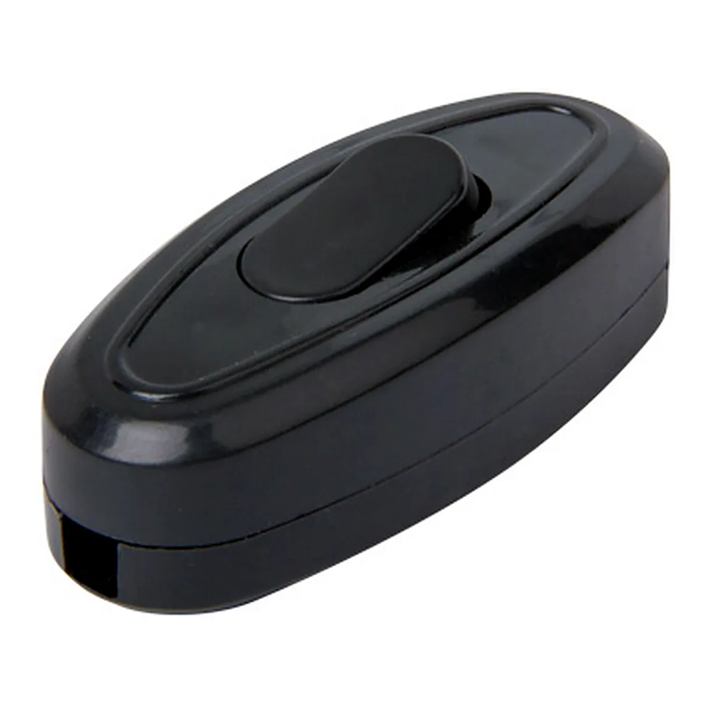 Перемикач E.NEXT e.switch wires.6A.black 6A чорний l020002