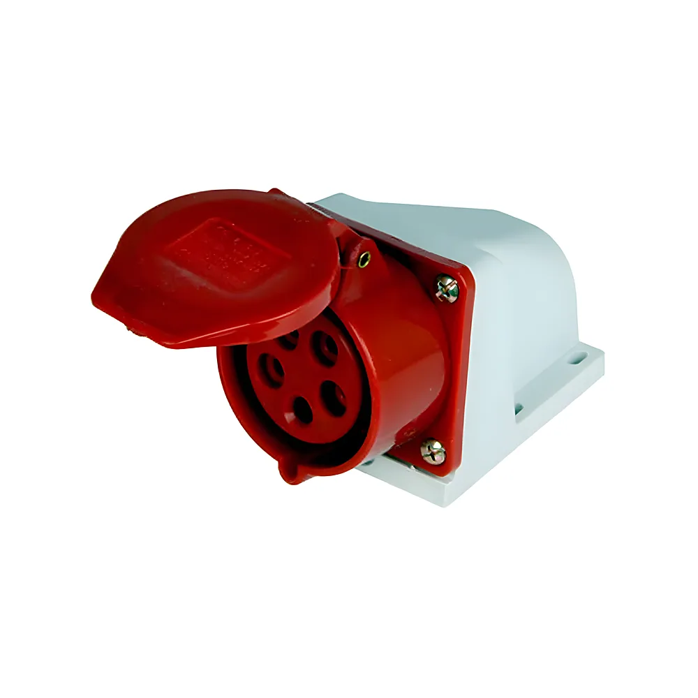 Силова розетка стаціонарна PRO SOCKET 5P 380 В 32 А E.NEXT p012008