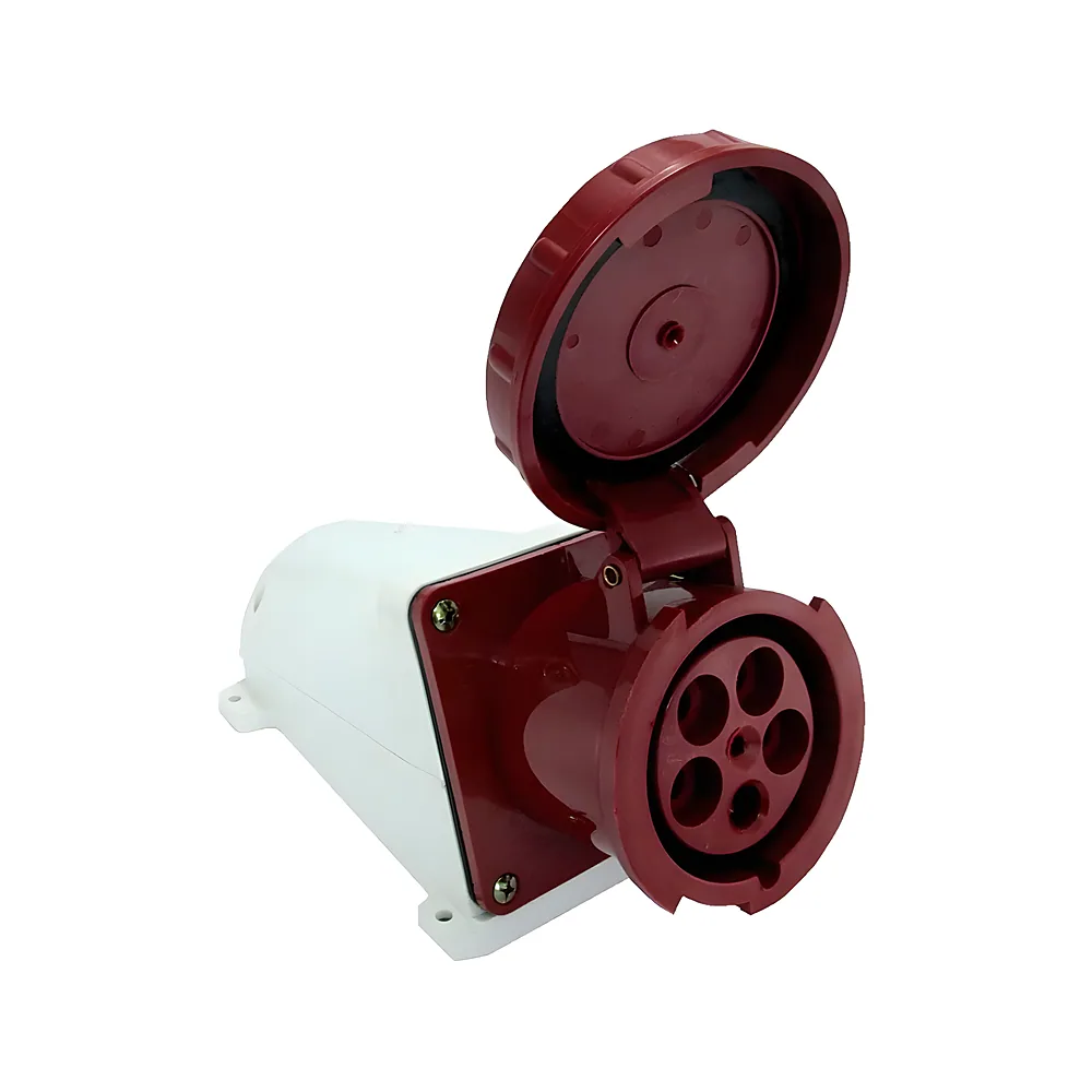 Силова розетка стаціонарна e.socket.145.125.67 125 А 400 В 5P IP67 E.NEXT p012029