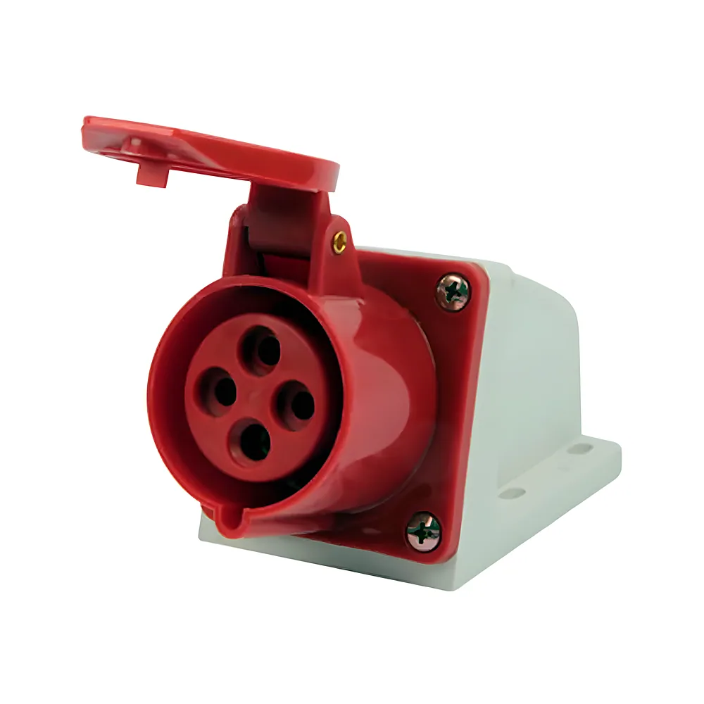 Силова розетка стаціонарна e.socket.pro.4.16 4P 380 В 16 А E.NEXT p012004