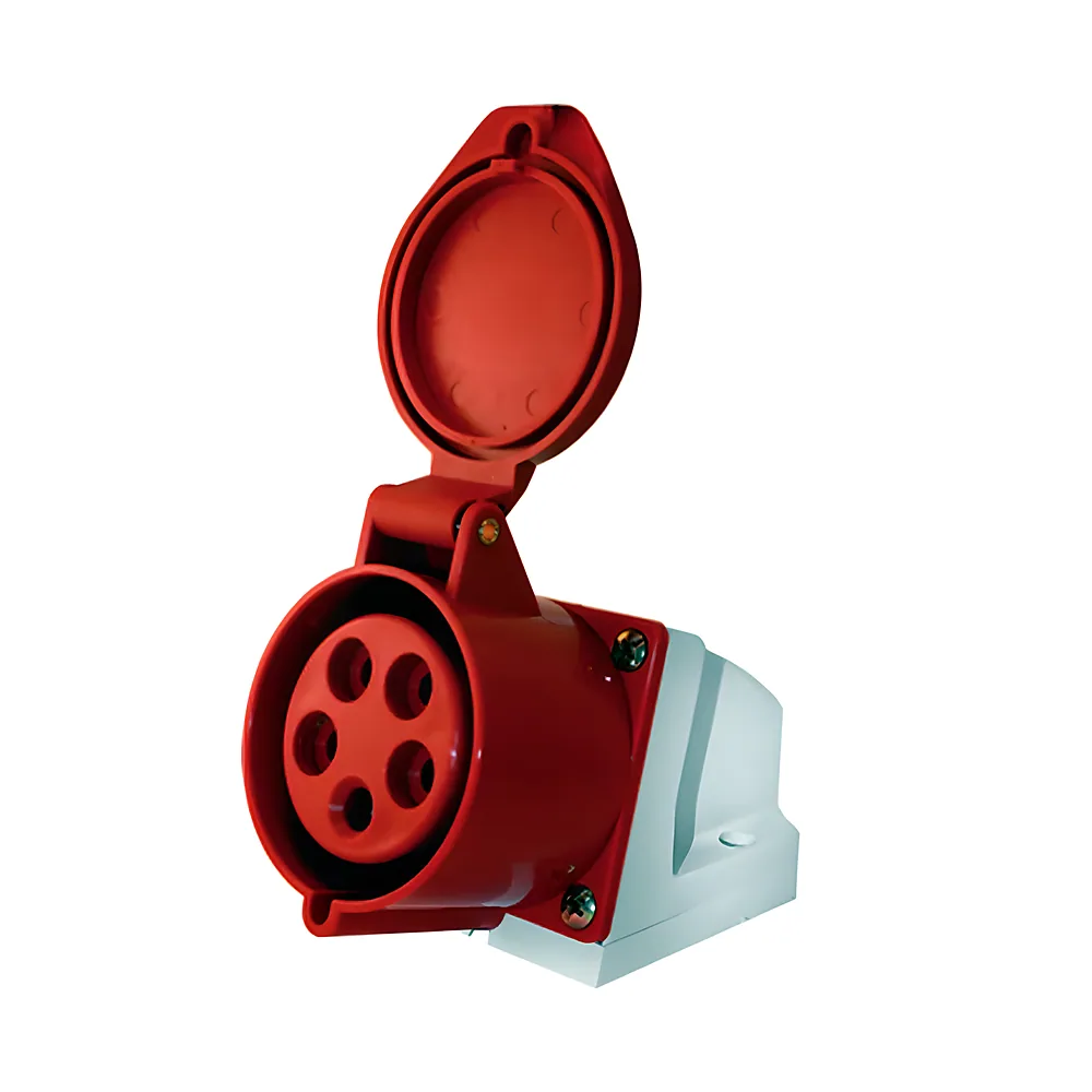 Силова розетка стаціонарна PRO SOCKET 5P 380 В 16 А E.NEXT p012007